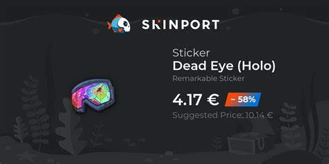 dead eye holo|eyes cs2 sticker.